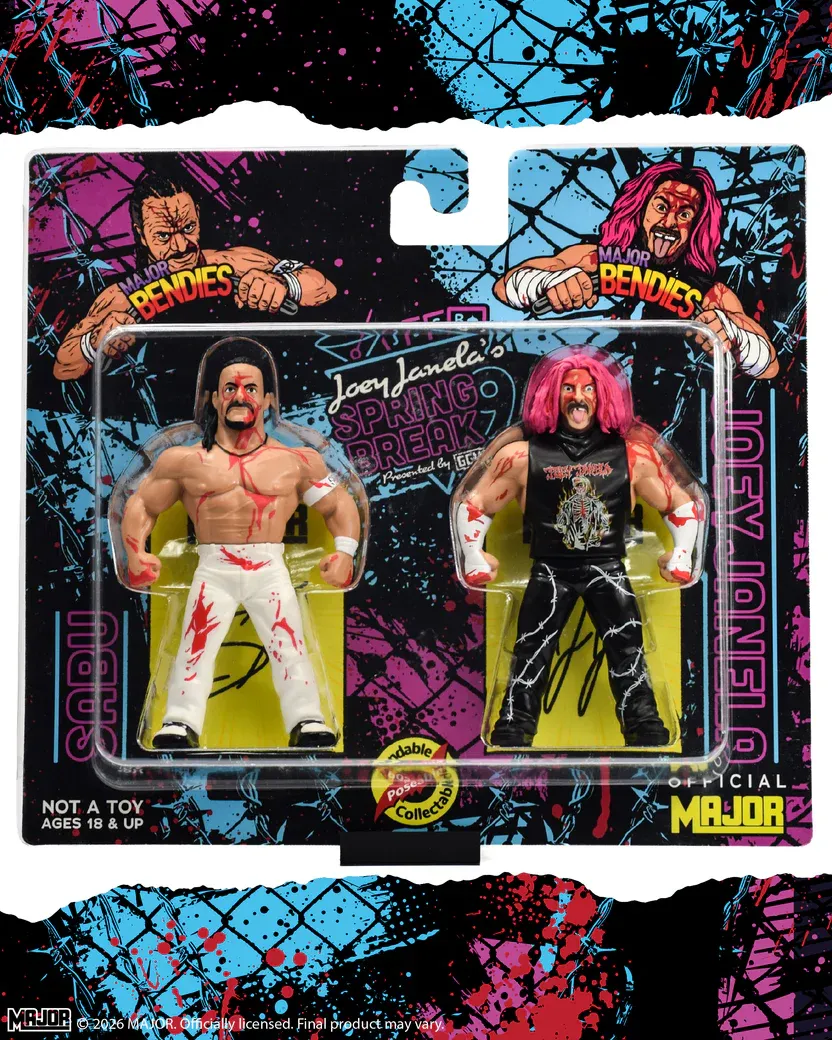 Major Bendies Sabu & Joey Janela Figure Two-Pack Gallery Image 4