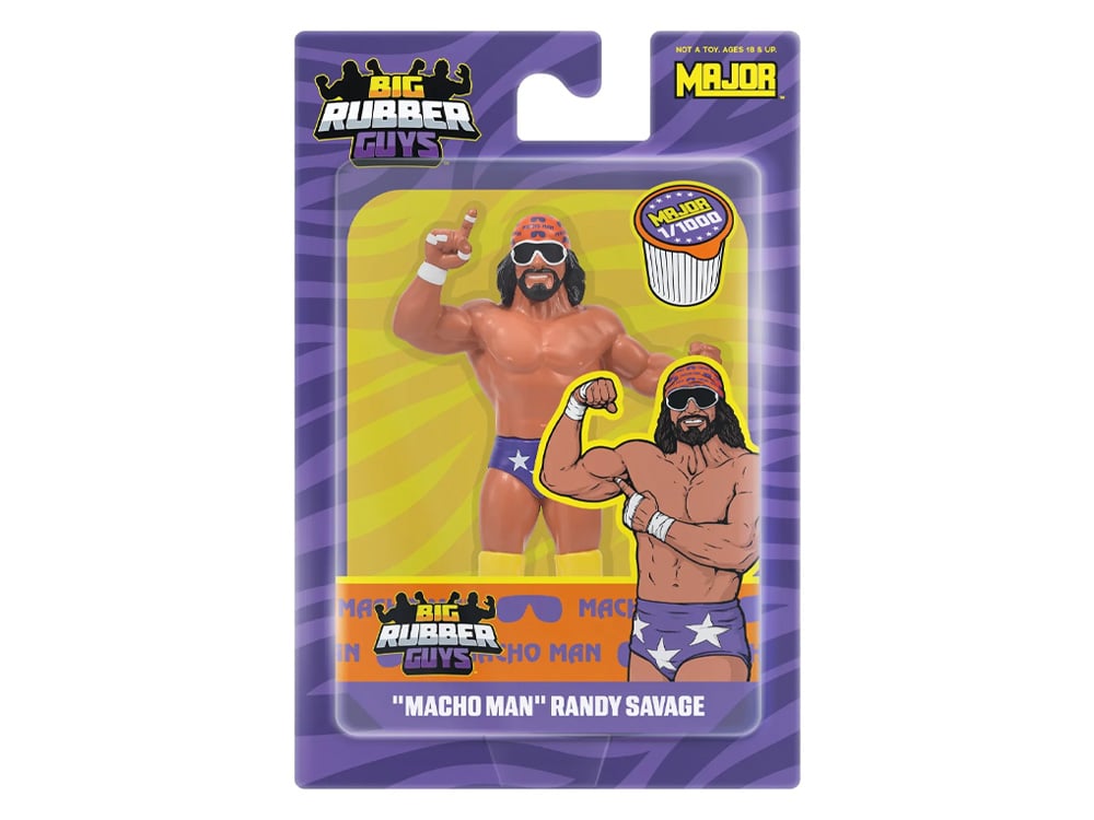 Big Rubber Guys "Macho Man" Randy Savage (Purple Ver.) Figure Gallery Image 1