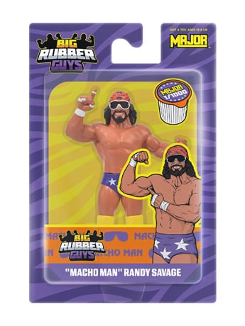 Image of Big Rubber Guys "Macho Man" Randy Savage (Purple Ver.) Figure