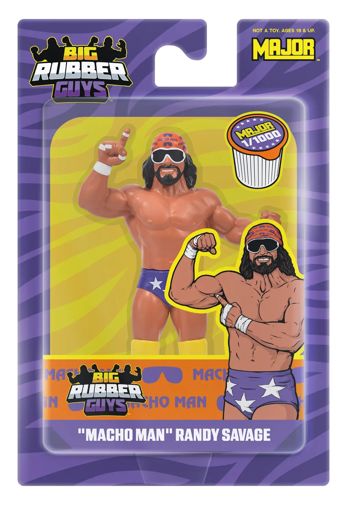 Big Rubber Guys "Macho Man" Randy Savage (Purple Ver.) Figure Gallery Image 3