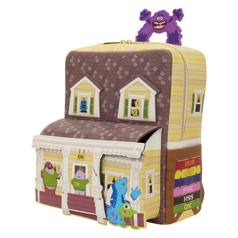 Monsters University Oozma Kappa House Figural Mini Backpack Gallery Image 3