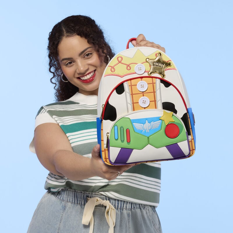 Toy Story 5 Triple Pocket Jessie, Woody, & Buzz Mini Backpack