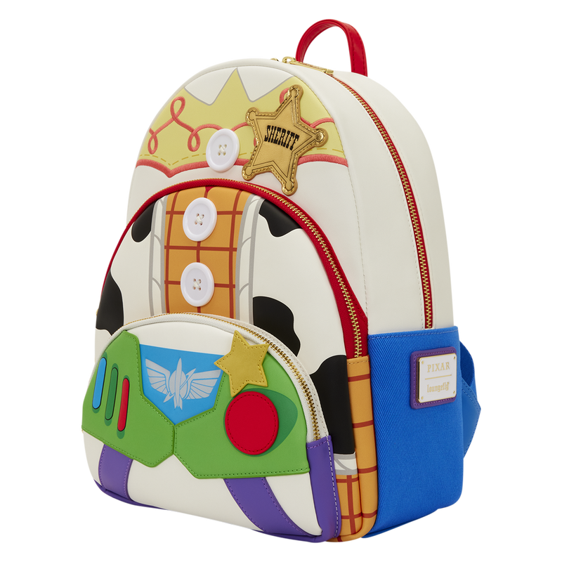 Toy Story 5 Triple Pocket Jessie, Woody, & Buzz Mini Backpack