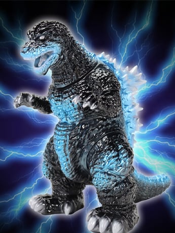 Godzilla, Mothra and King Ghidorah: Giant Monsters All-Out Attack (2001) BIG Retro Soft Vinyl Series Godzilla Roaring (Heat Ray Emission Ver.) Figure Gallery Image 2