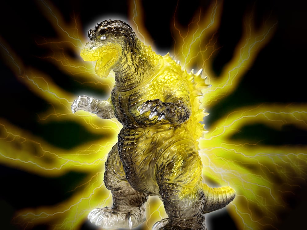 Godzilla, Mothra and King Ghidorah: Giant Monsters All-Out Attack (2001) BIG Retro Soft Vinyl Series Godzilla Roaring (Gravity Beam Absorption) Figure Gallery Image 1