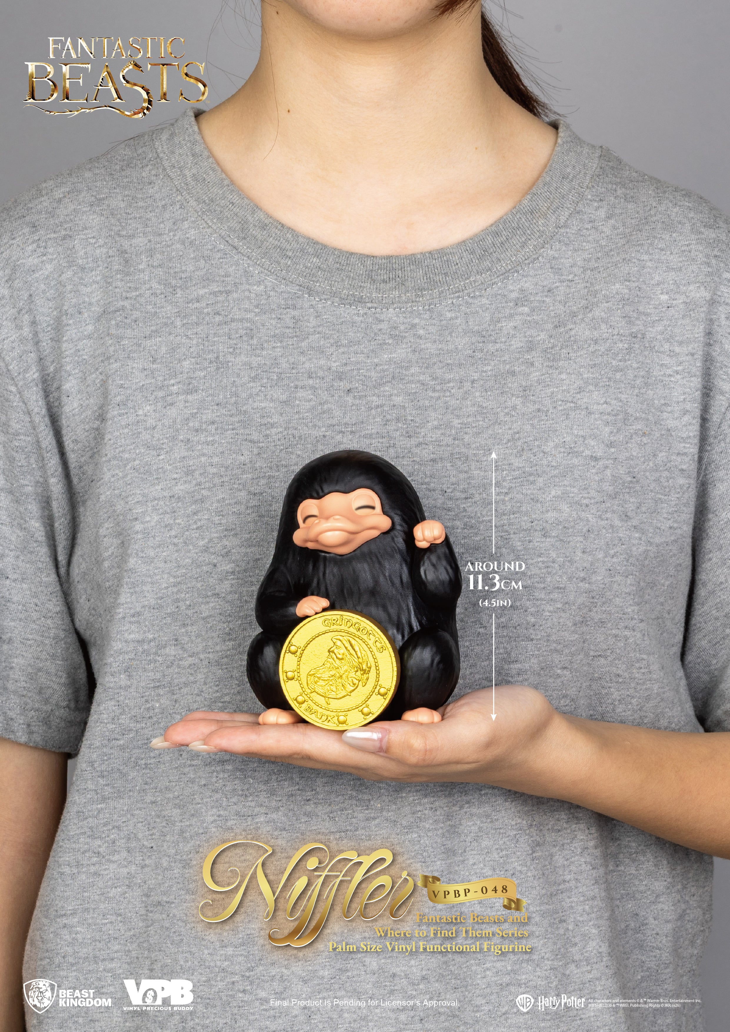 Fantastic Beasts and Where to Find Them VPBP-048 Niffler Palm-Sized Vinyl Piggy Bank Gallery Image 6