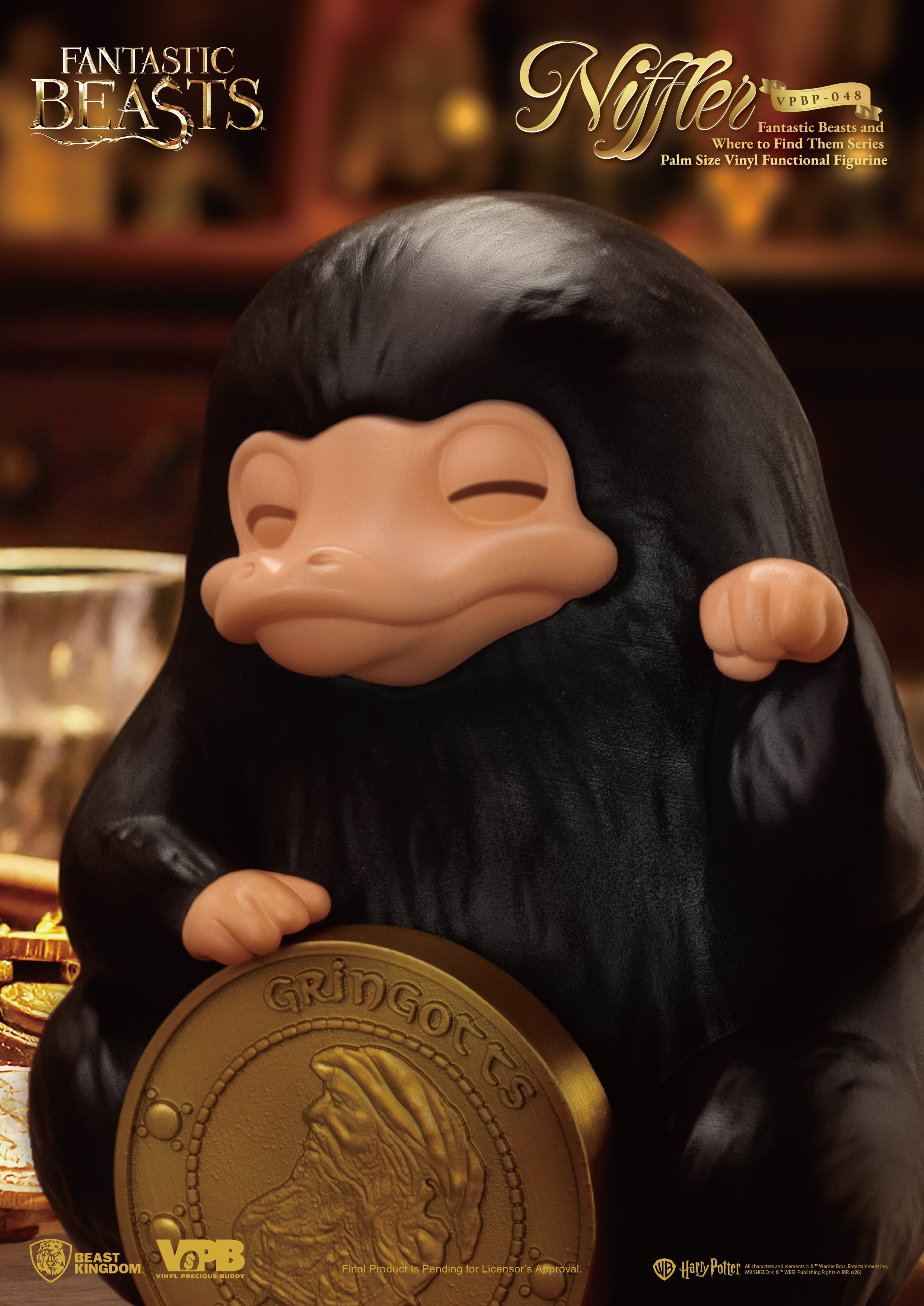 Fantastic Beasts and Where to Find Them VPBP-048 Niffler Palm-Sized Vinyl Piggy Bank Gallery Image 4