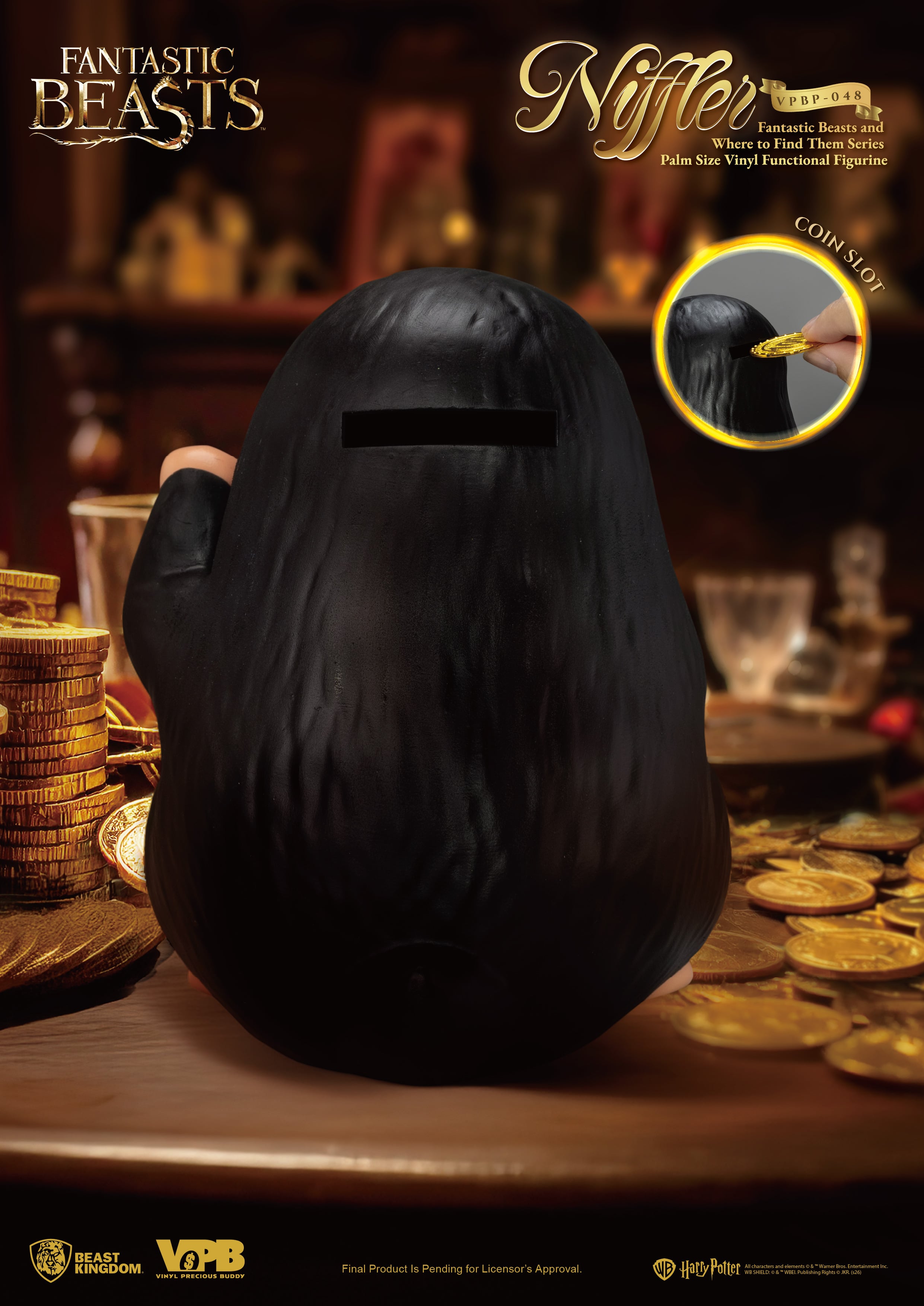 Fantastic Beasts and Where to Find Them VPBP-048 Niffler Palm-Sized Vinyl Piggy Bank Gallery Image 5