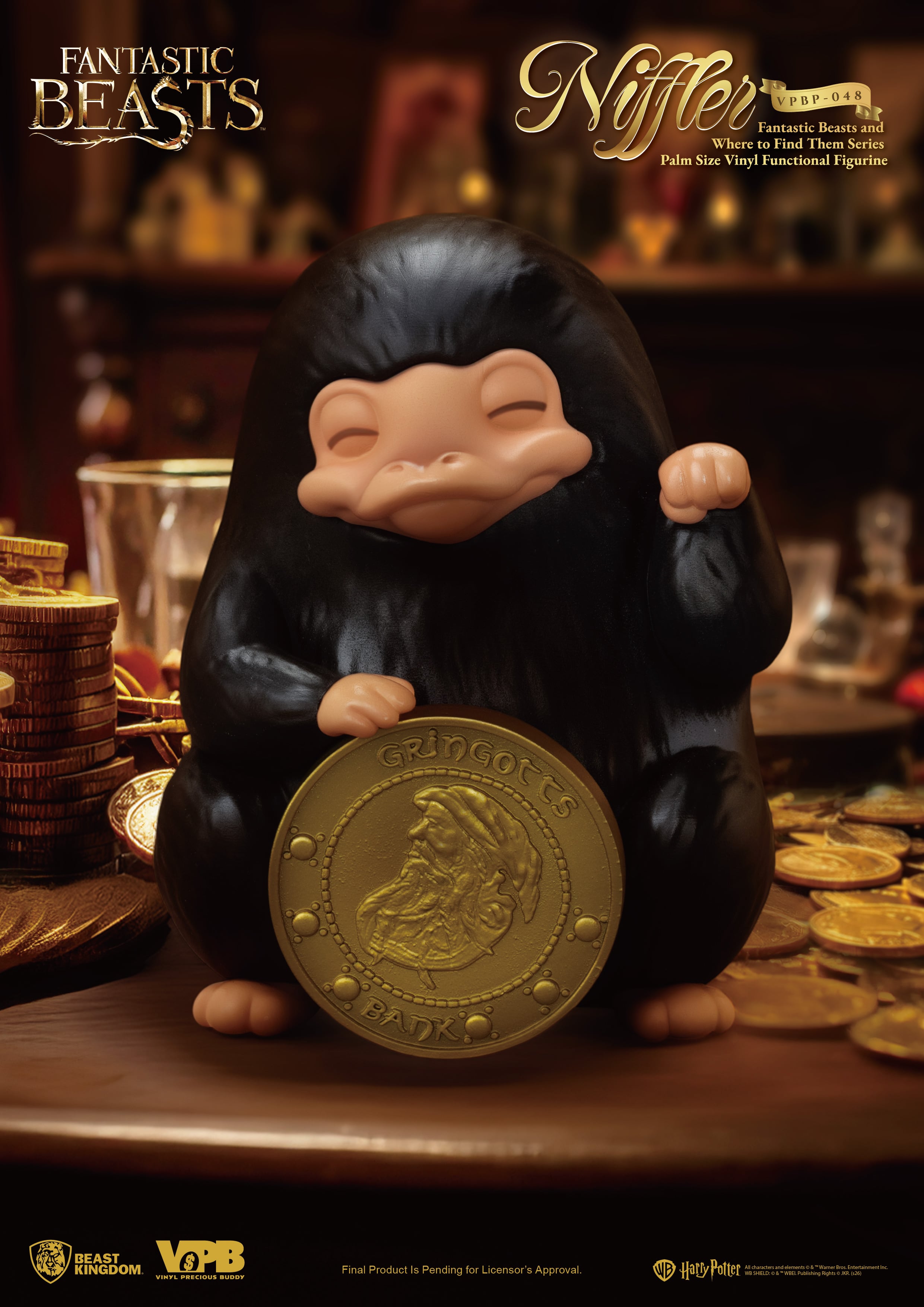 Fantastic Beasts and Where to Find Them VPBP-048 Niffler Palm-Sized Vinyl Piggy Bank Gallery Image 7