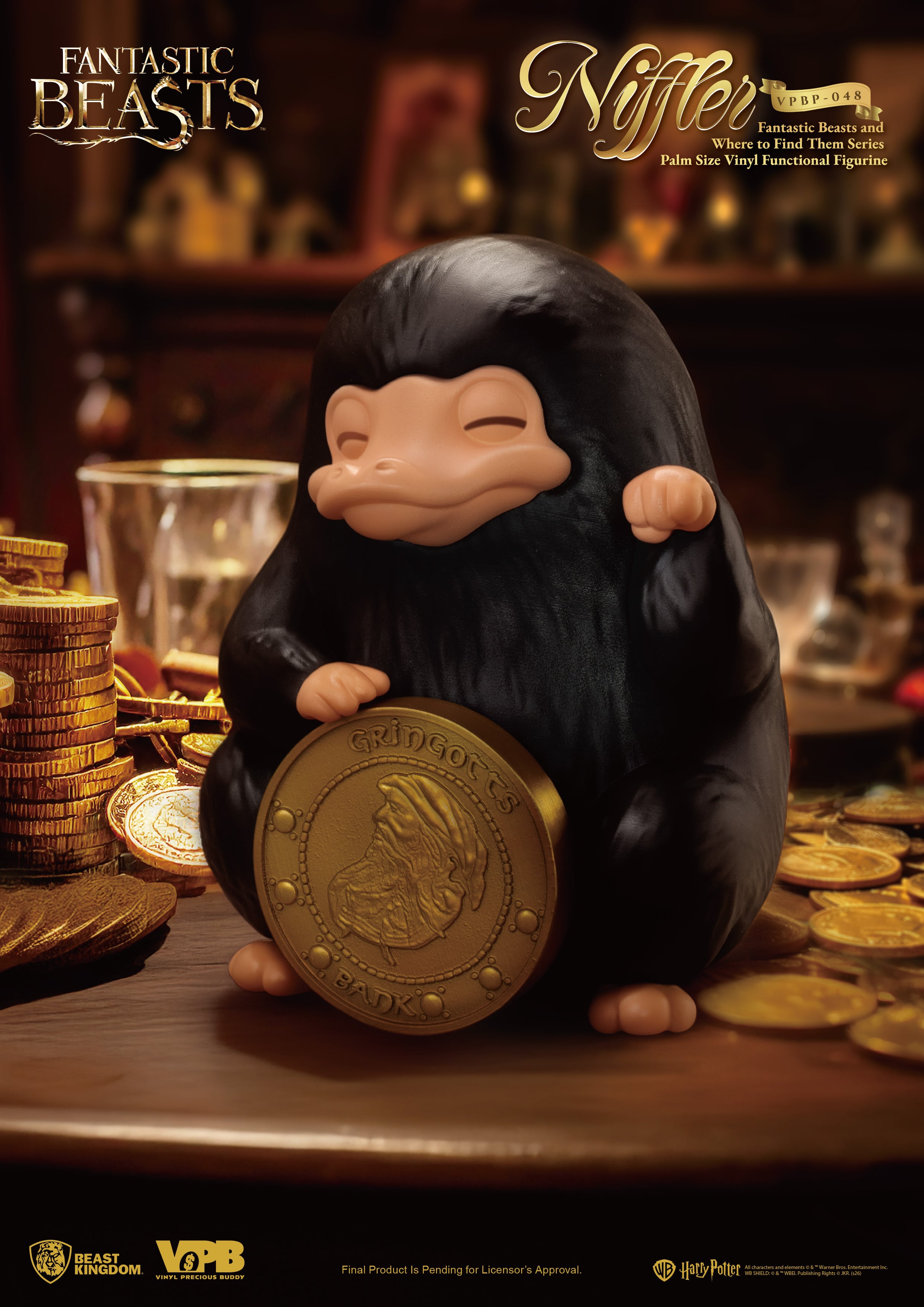 Fantastic Beasts and Where to Find Them VPBP-048 Niffler Palm-Sized Vinyl Piggy Bank Gallery Image 3