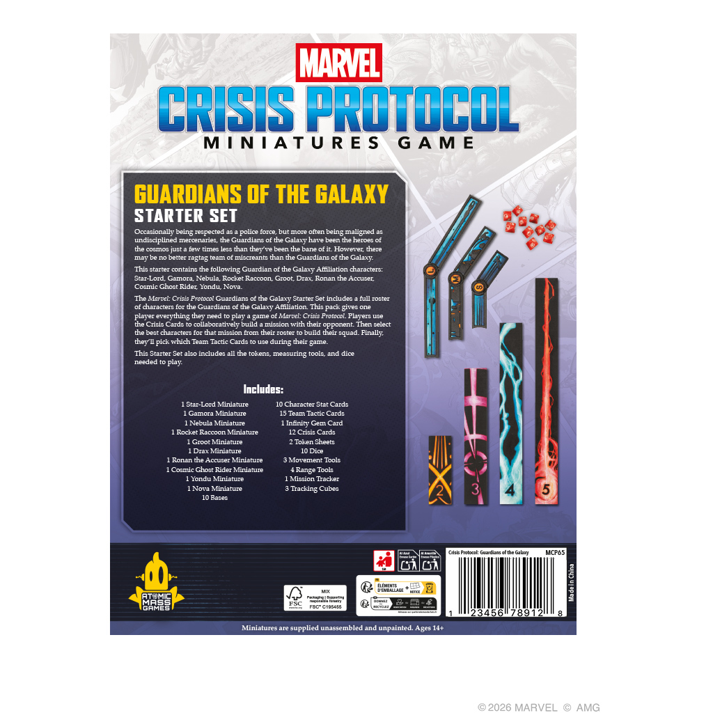 Marvel: Crisis Protocol Guardians of the Galaxy Starter Set