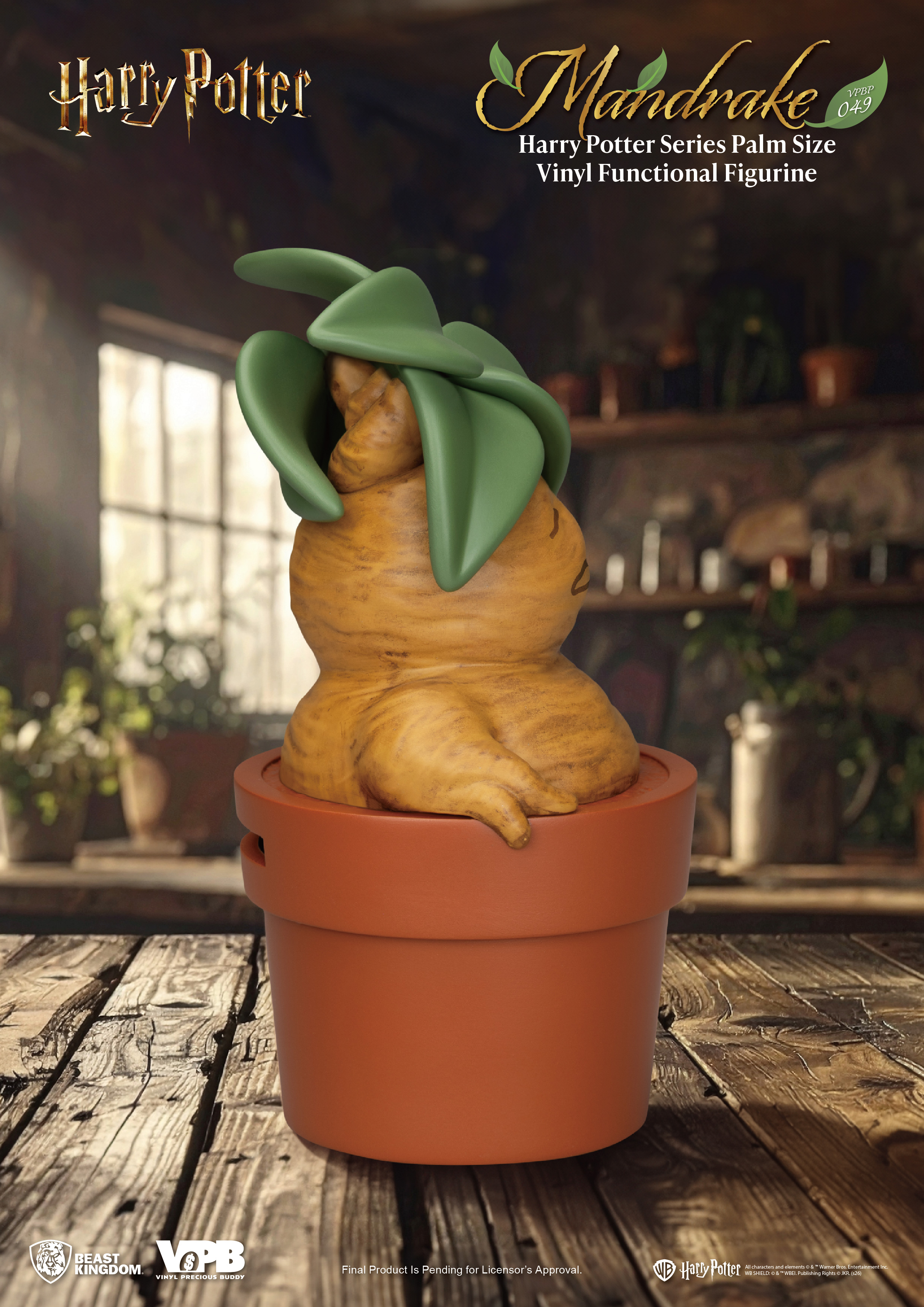 Harry Potter VPBP-049 Mandrake Palm-Sized Vinyl Piggy Bank Gallery Image 4
