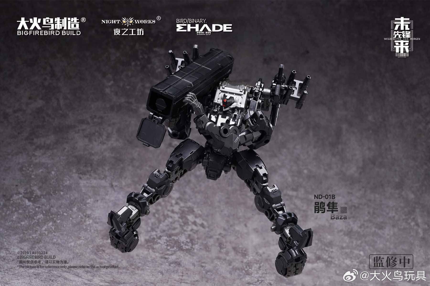 ND-01B Future Vanguard Skull Bird & Kestrel 1/60 Scale Model Kit Set Gallery Image 7