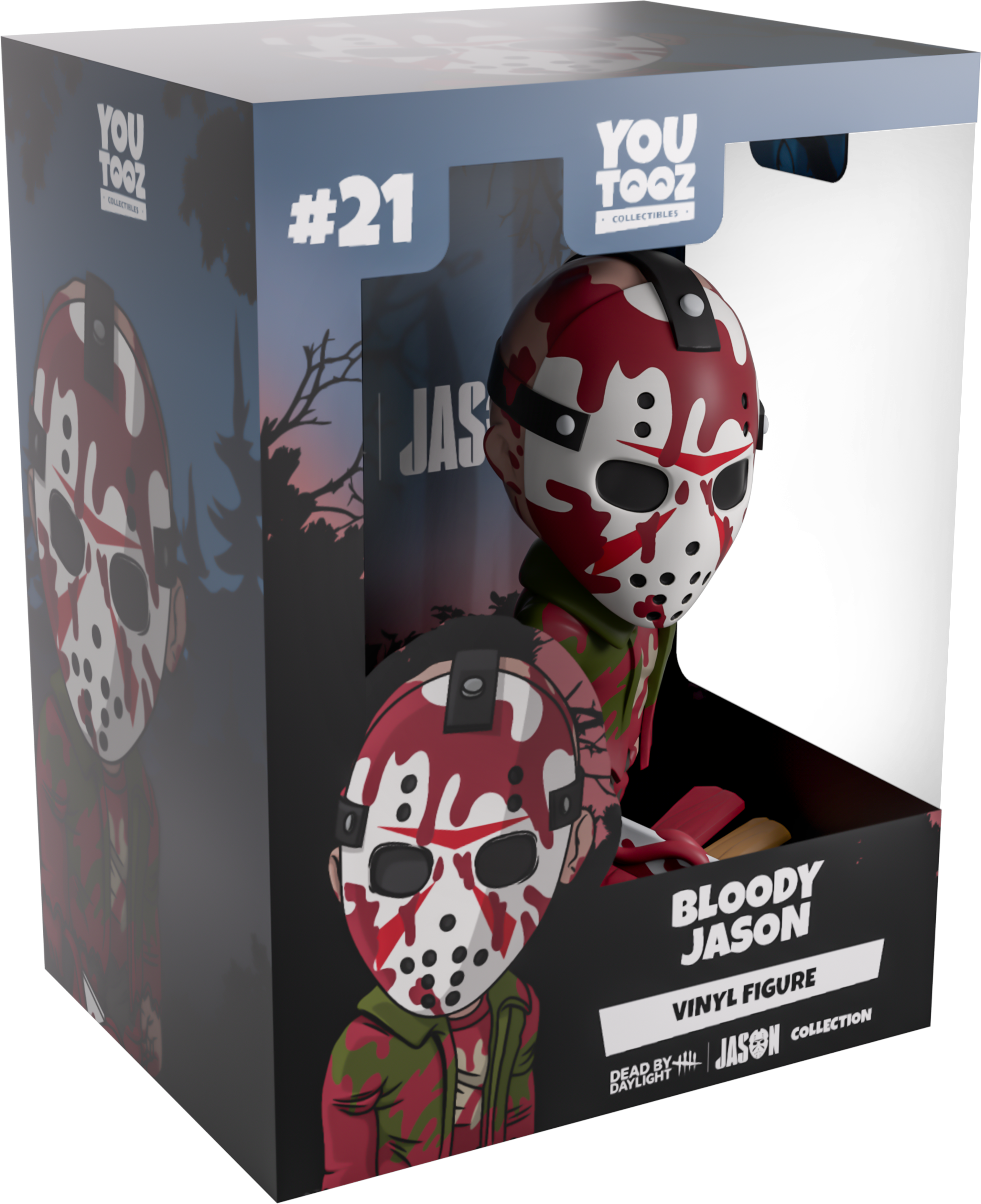 Dead by Daylight Bloody Jason Vinyl Figure Gallery Image 6