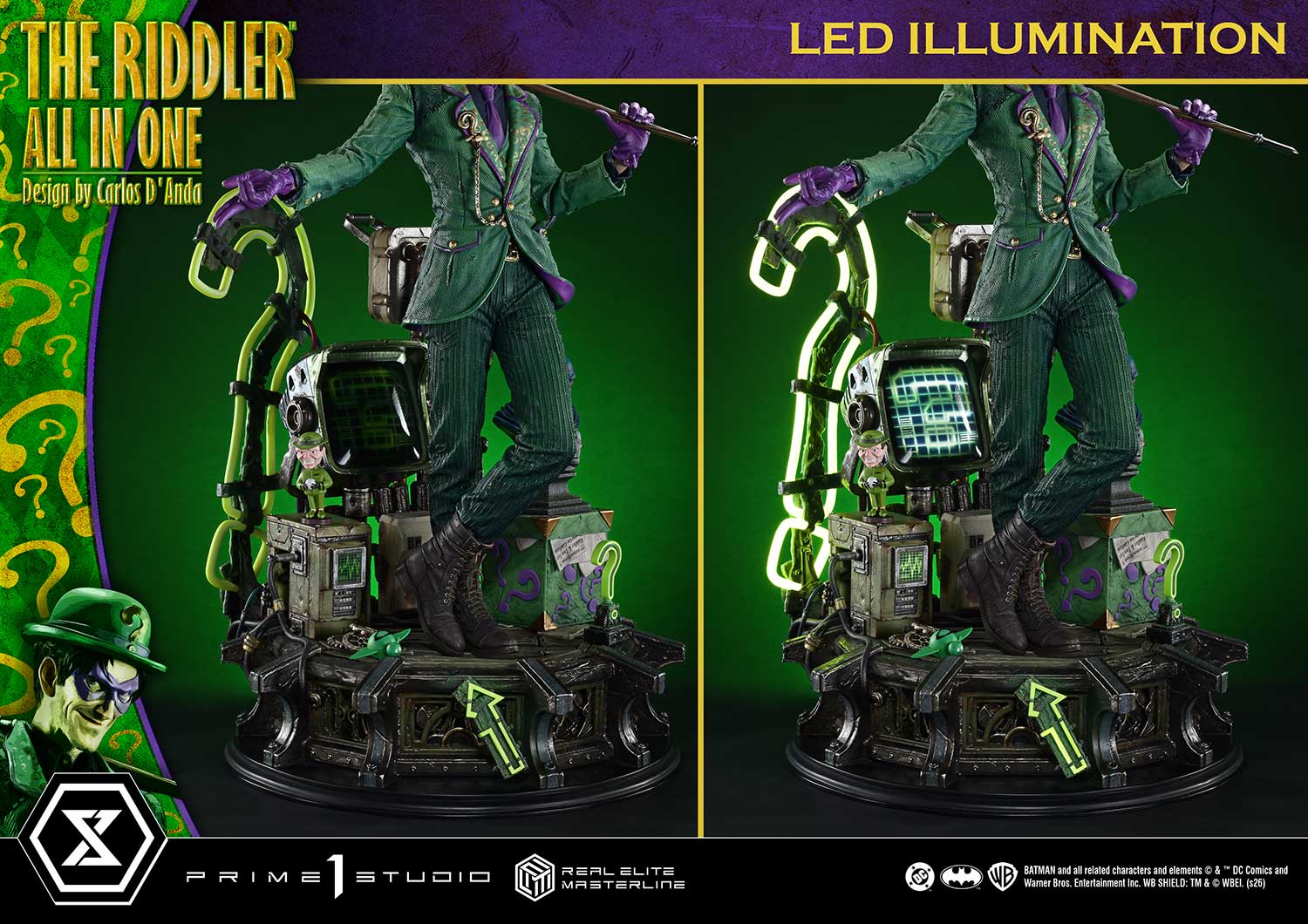 DC Comics Real Elite Masterline The Ridder: All In One 1/3 Scale Statue Gallery Image 28