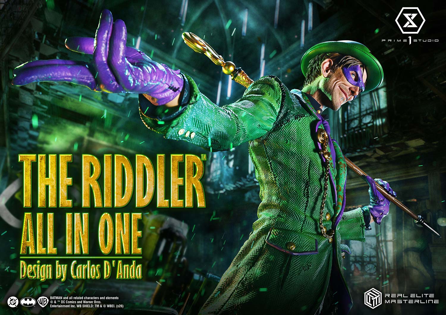 DC Comics Real Elite Masterline The Ridder: All In One 1/3 Scale Statue Gallery Image 3