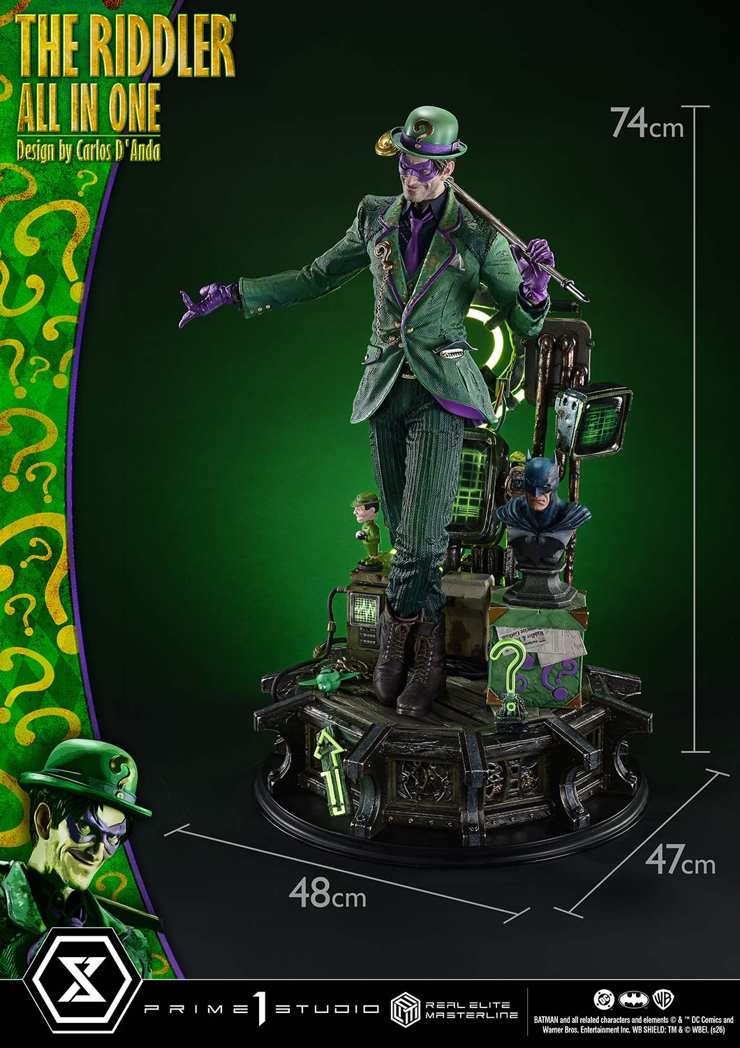 DC Comics Real Elite Masterline The Ridder: All In One 1/3 Scale Statue Gallery Image 27