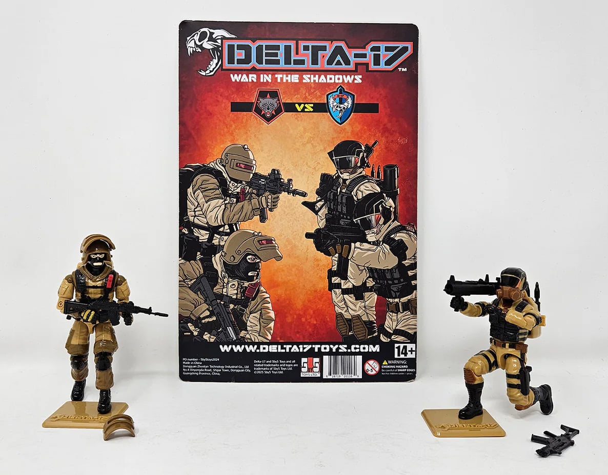 Delta-17: War in the Shadows Retrograd Desert Delta Squad Infantry Trooper & Desert Thunder Battalion JoeFest 2025 Exclusive Action Figure Two-Pack Gallery Image 16