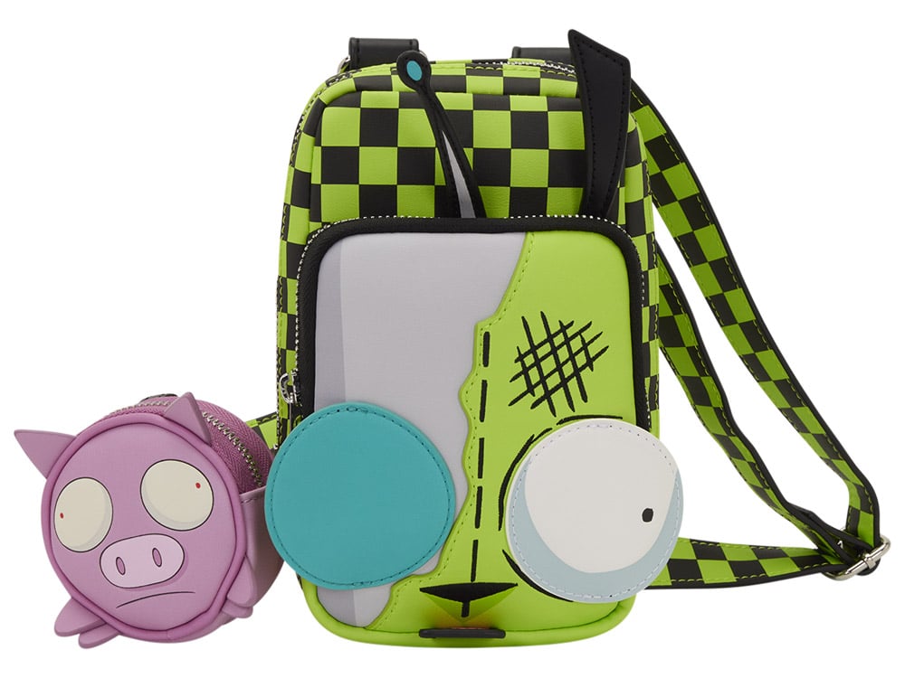 invader zim - gir pig doom mini backpack Glow Invader Zim Invader Zim Gir Crossbody Bag