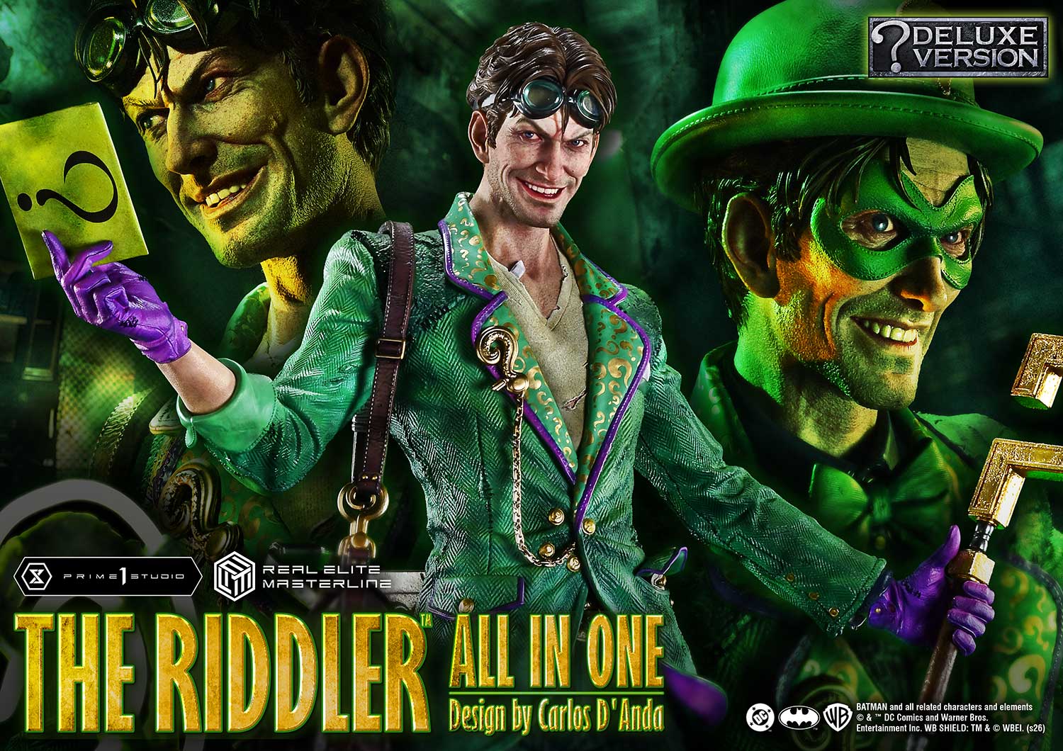 DC Comics Real Elite Masterline The Ridder: All In One (Deluxe Bonus Ver.) 1/3 Scale Limited Edition Statue Gallery Image 4