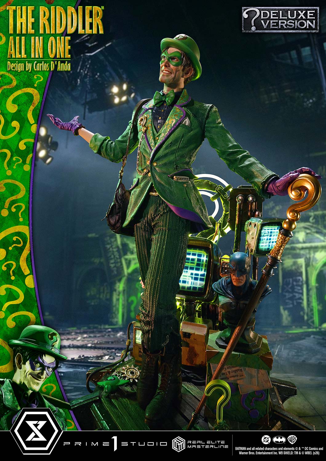 DC Comics Real Elite Masterline The Ridder: All In One (Deluxe Bonus Ver.) 1/3 Scale Limited Edition Statue Gallery Image 18