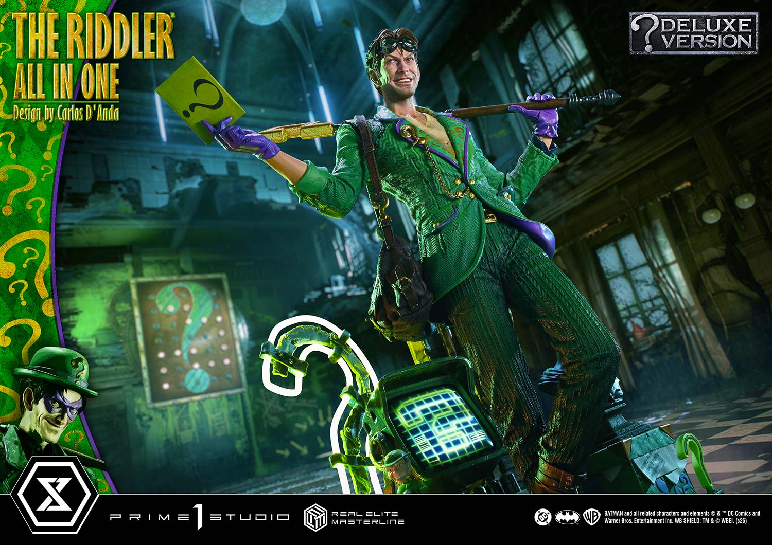 DC Comics Real Elite Masterline The Ridder: All In One (Deluxe Bonus Ver.) 1/3 Scale Limited Edition Statue Gallery Image 27