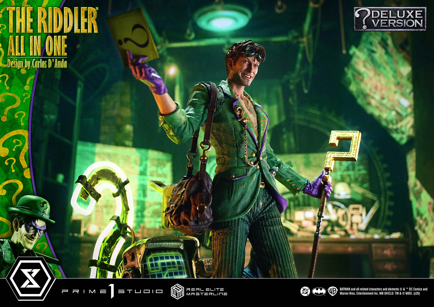 DC Comics Real Elite Masterline The Ridder: All In One (Deluxe Bonus Ver.) 1/3 Scale Limited Edition Statue Gallery Image 25
