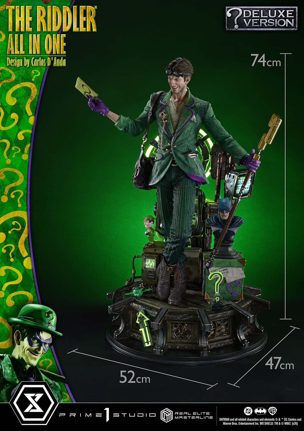 DC Comics Real Elite Masterline The Ridder: All In One (Deluxe Bonus Ver.) 1/3 Scale Limited Edition Statue Gallery Image 70