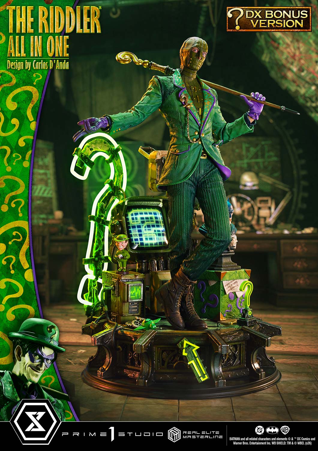 DC Comics Real Elite Masterline The Ridder: All In One (Deluxe Bonus Ver.) 1/3 Scale Limited Edition Statue Gallery Image 5