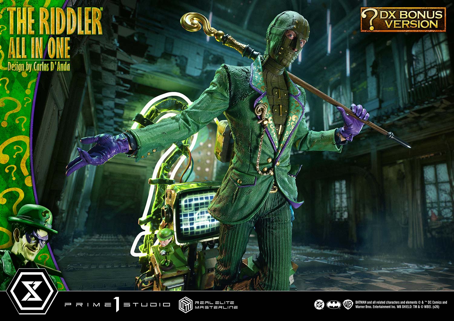 DC Comics Real Elite Masterline The Ridder: All In One (Deluxe Bonus Ver.) 1/3 Scale Limited Edition Statue Gallery Image 22