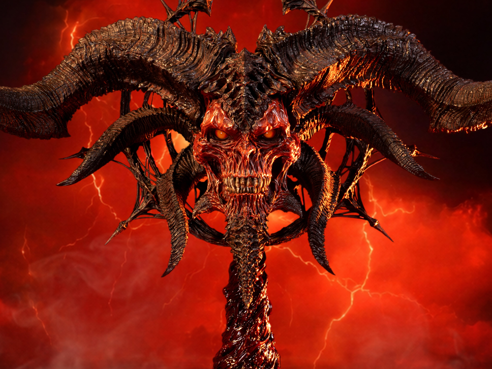 Image of Diablo IV: Lord of Hatred Mephisto 1/2 Scale Art Mask