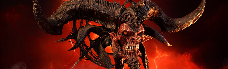 Image of Diablo IV: Lord of Hatred Mephisto 1/2 Scale Art Mask