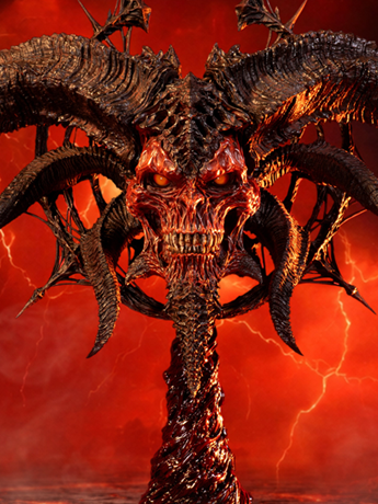 Diablo IV: Lord of Hatred Mephisto 1/2 Scale Art Mask Gallery Image 2