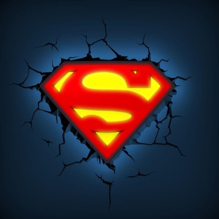 DC Comics 3D Deco Light - Superman Logo Gallery Image 5