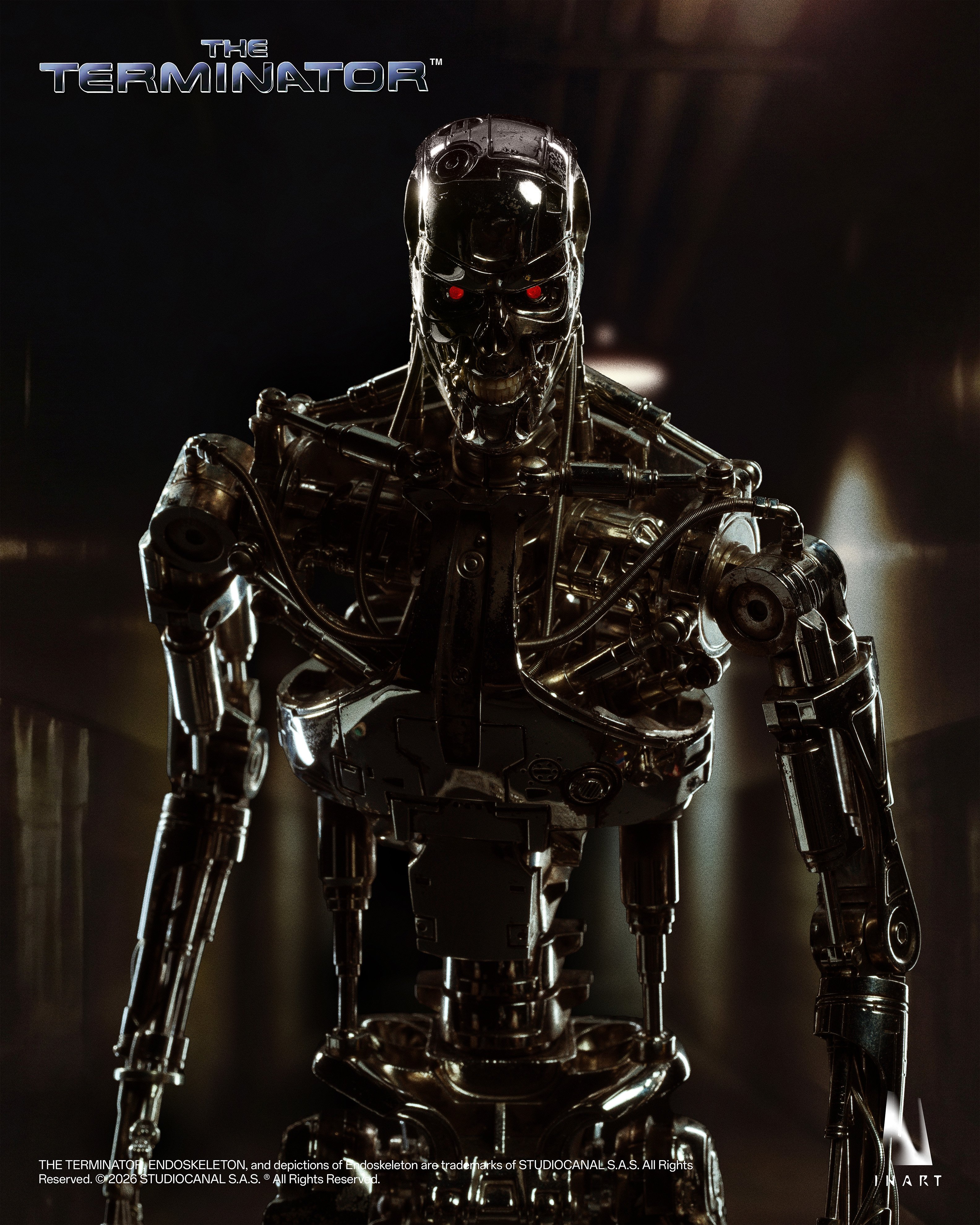 The Terminator InArt T-800 Endoskeleton 1/6 Scale Collectible Action Figure Gallery Image 5