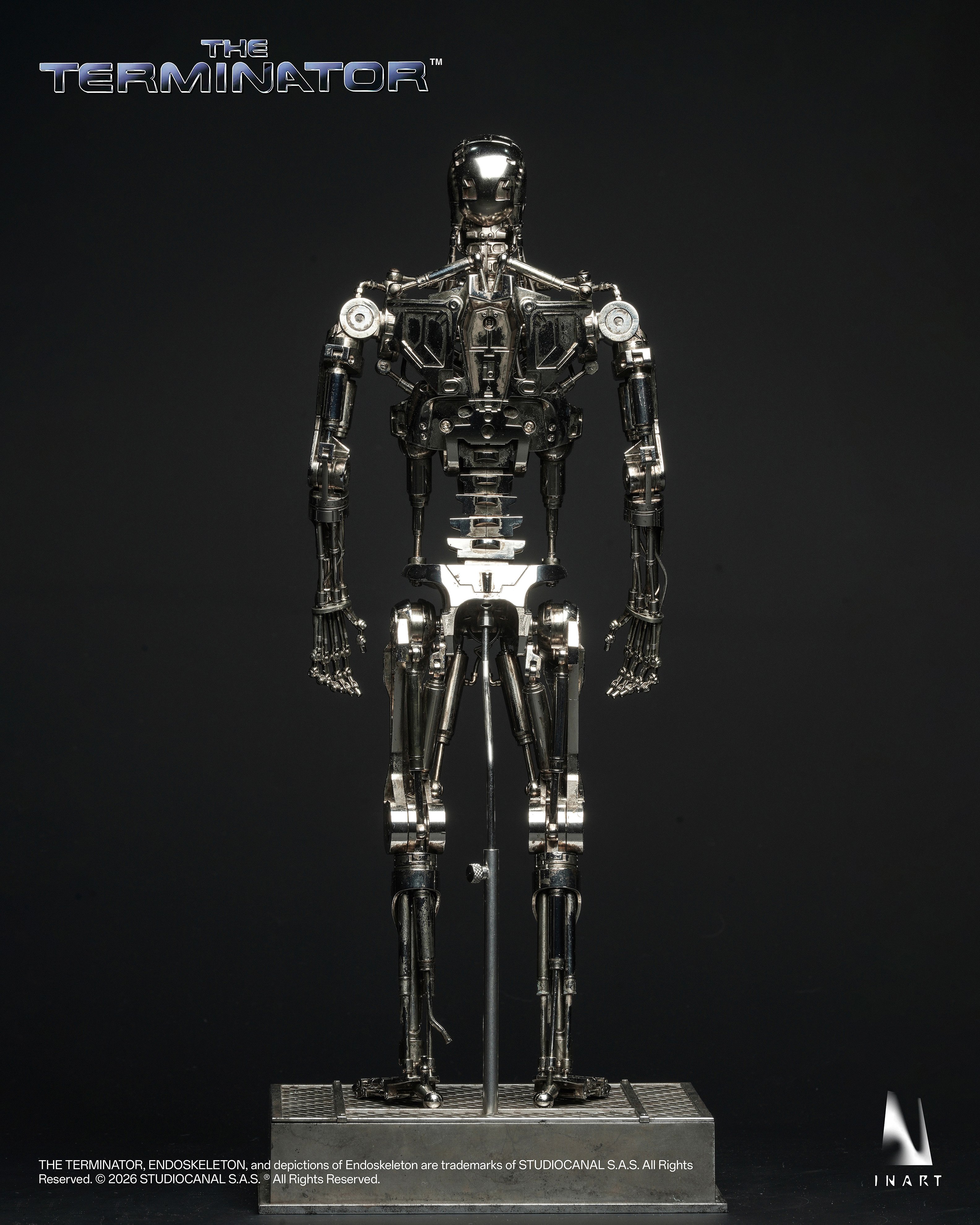 The Terminator InArt T-800 Endoskeleton 1/6 Scale Collectible Action Figure Gallery Image 4