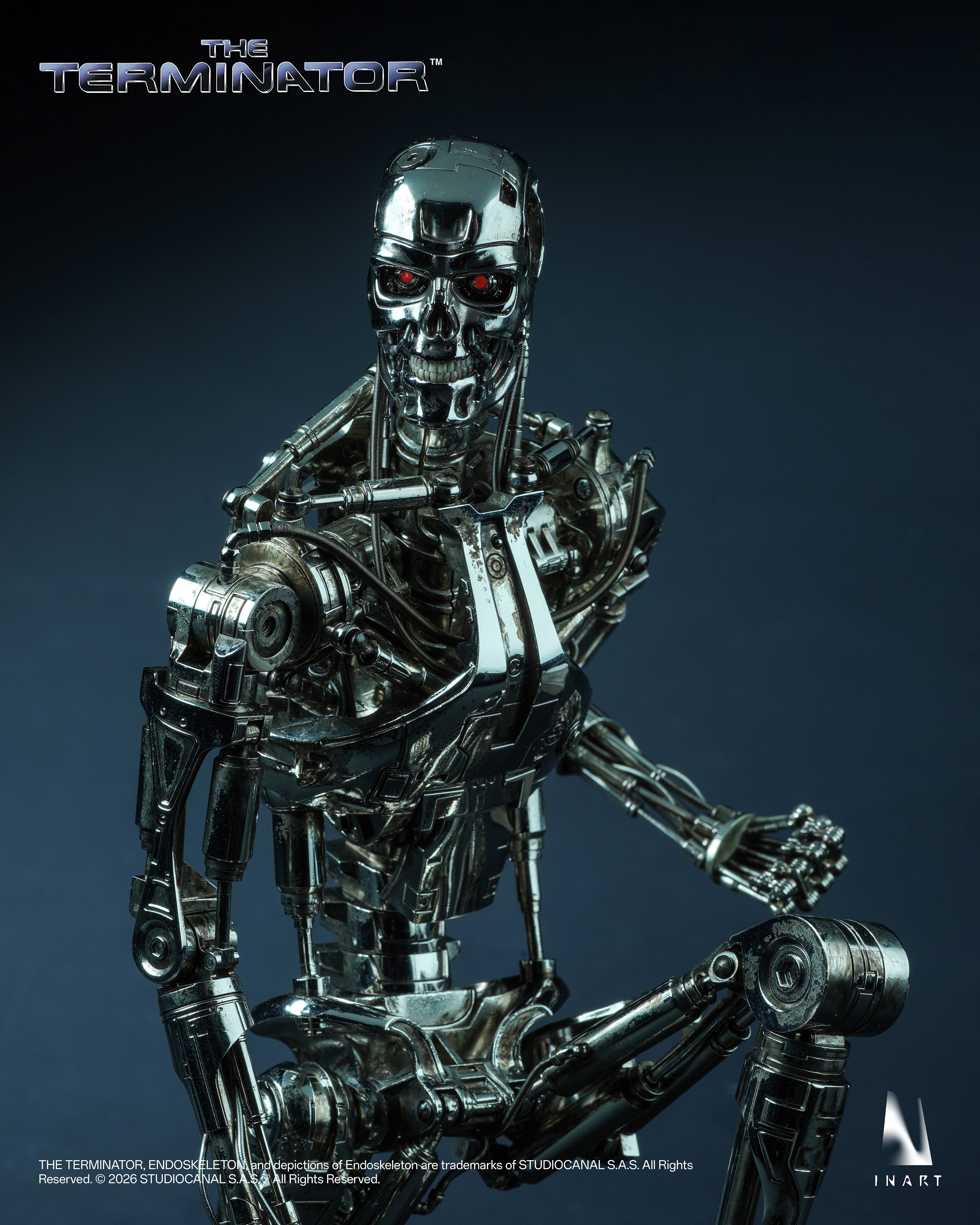 The Terminator InArt T-800 Endoskeleton 1/6 Scale Collectible Action Figure Gallery Image 15