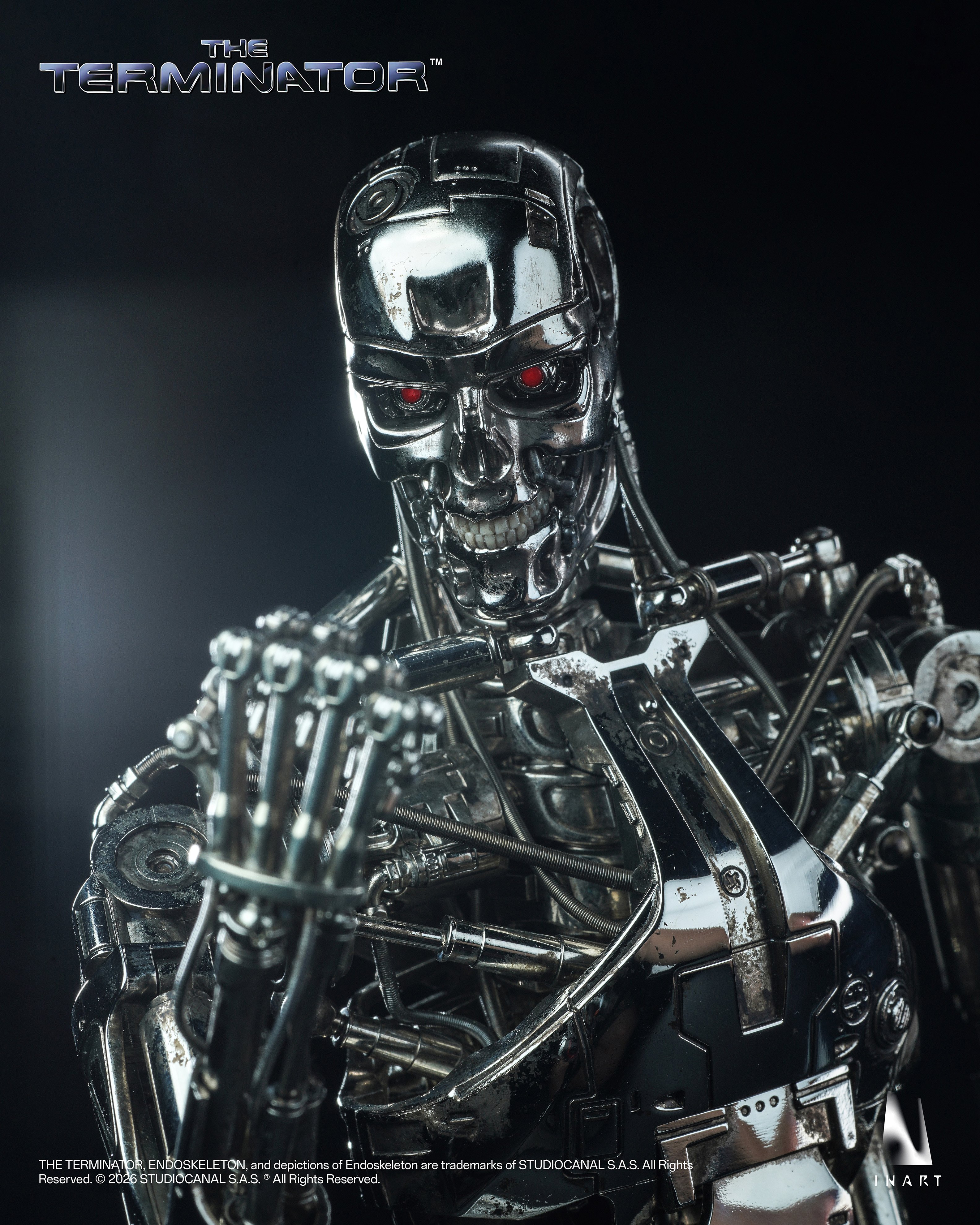 The Terminator InArt T-800 Endoskeleton 1/6 Scale Collectible Action Figure Gallery Image 13