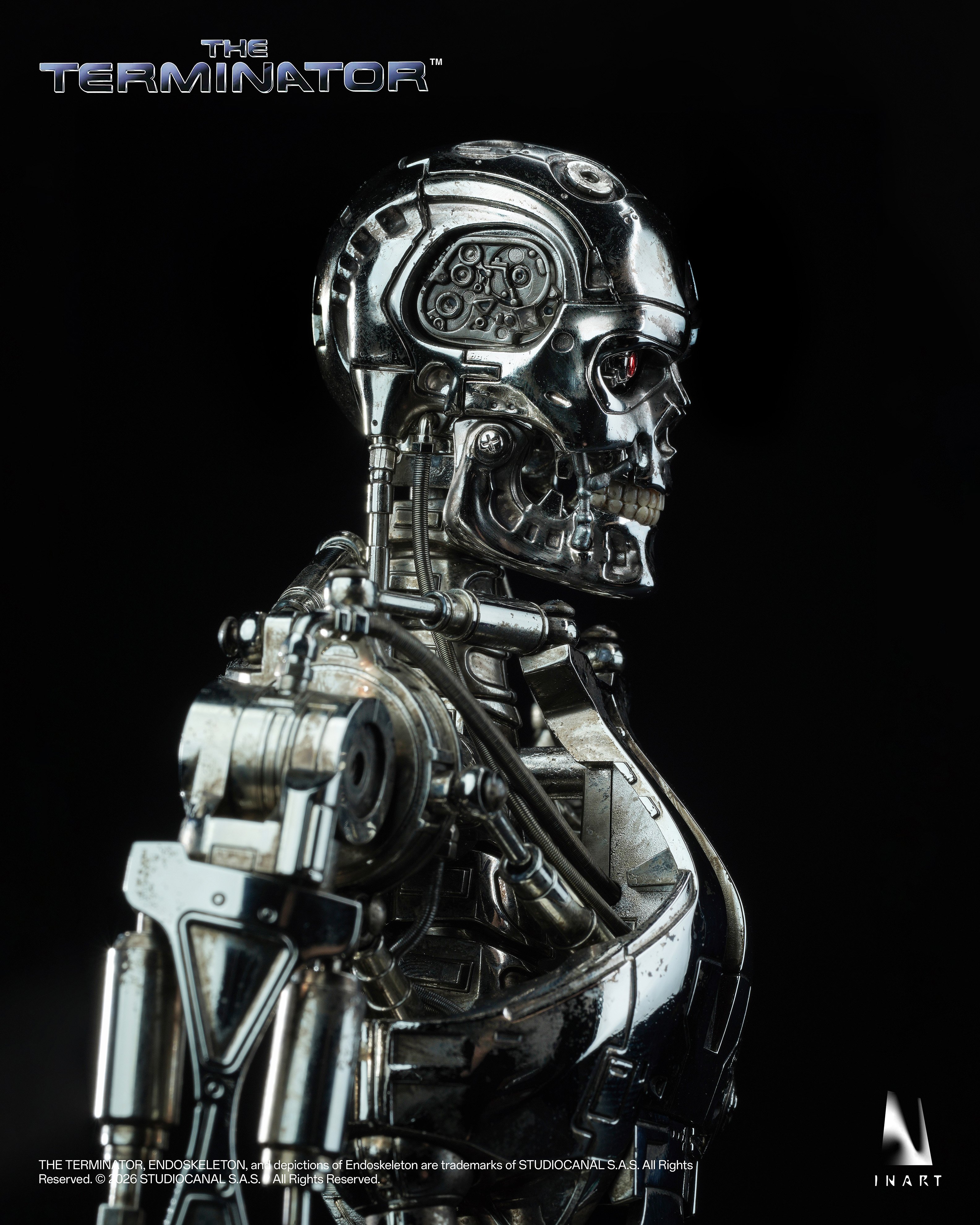 The Terminator InArt T-800 Endoskeleton 1/6 Scale Collectible Action Figure Gallery Image 9