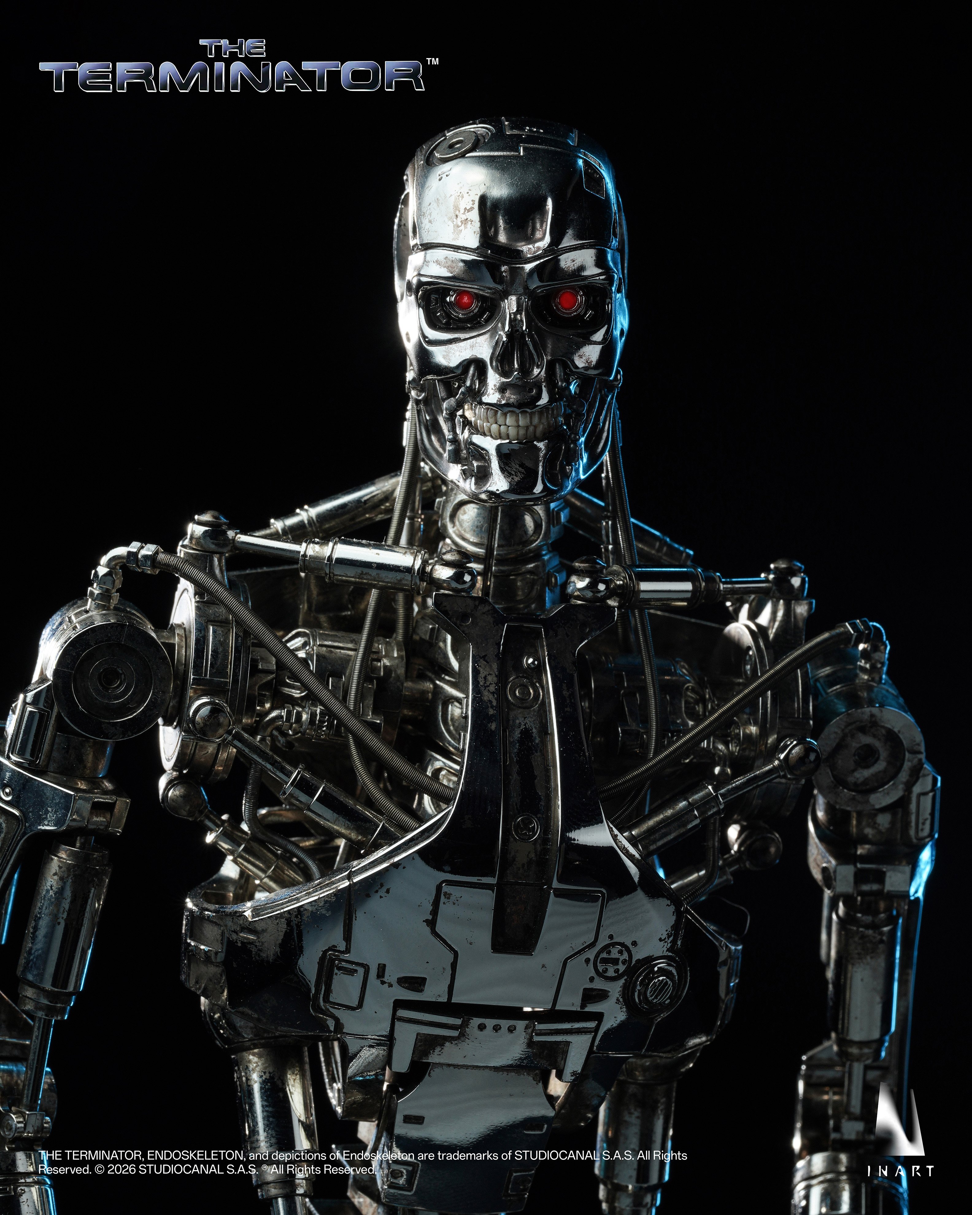 The Terminator InArt T-800 Endoskeleton 1/6 Scale Collectible Action Figure Gallery Image 8