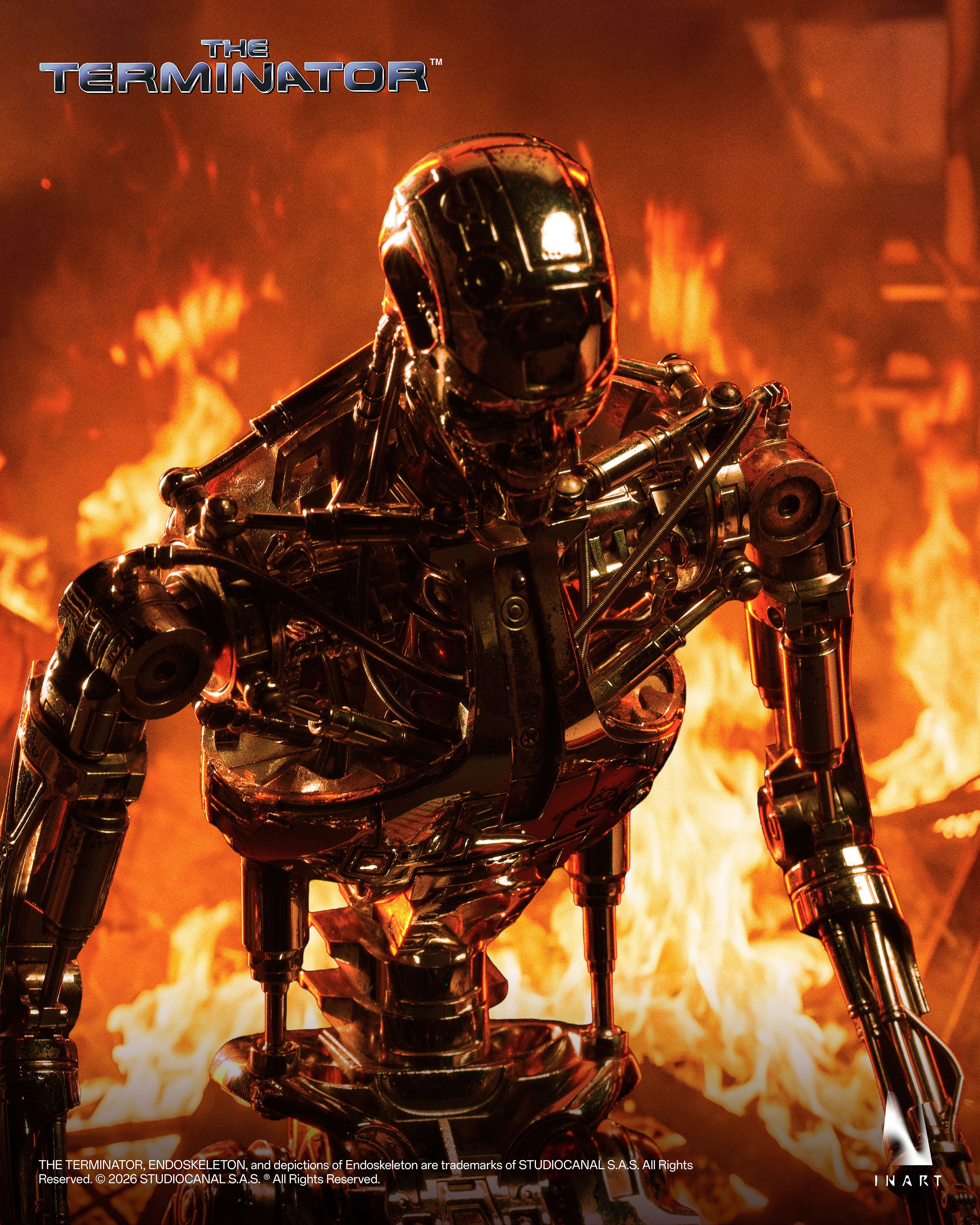 The Terminator InArt T-800 Endoskeleton 1/6 Scale Collectible Action Figure Gallery Image 30