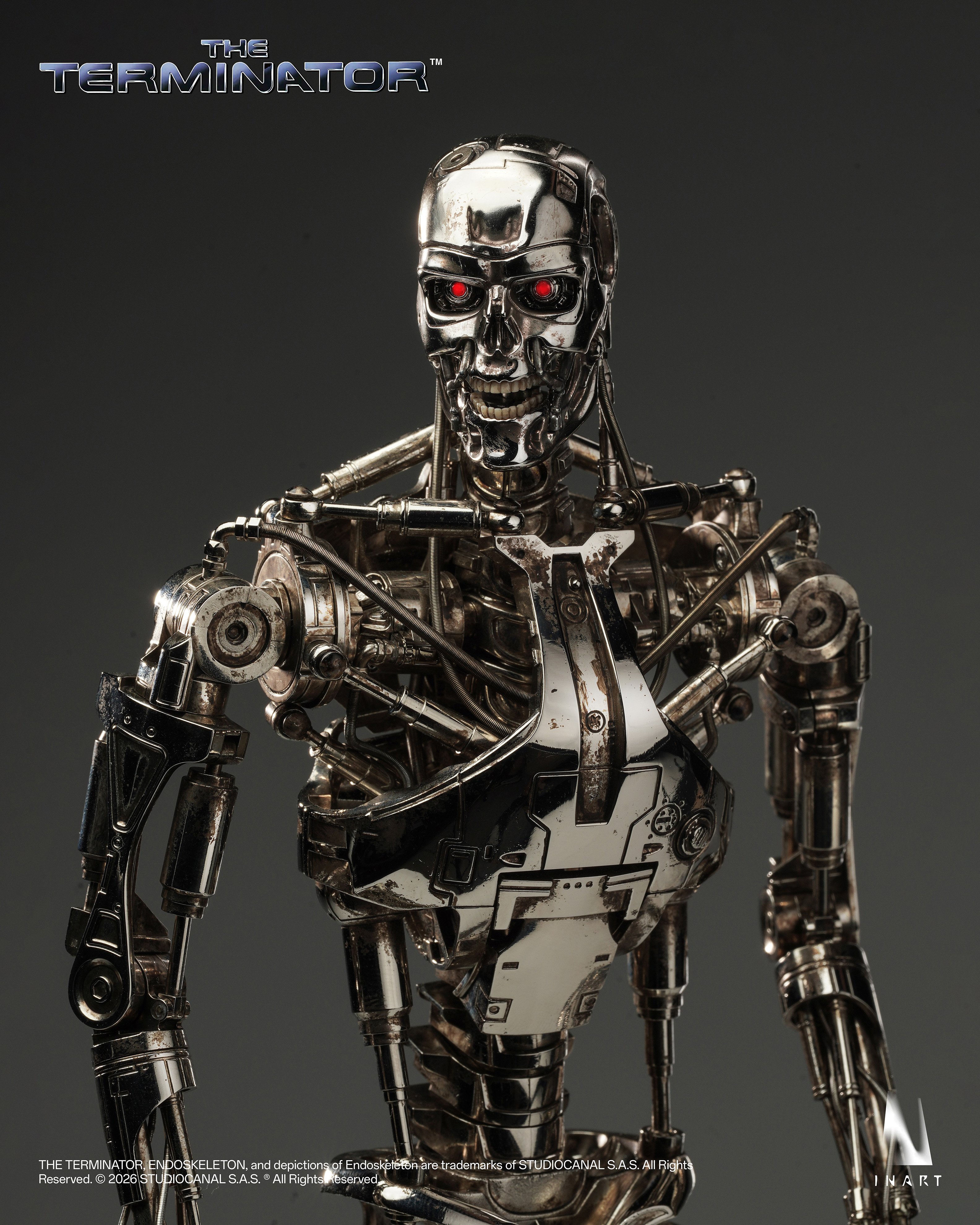 The Terminator InArt T-800 Endoskeleton 1/6 Scale Collectible Action Figure Gallery Image 17