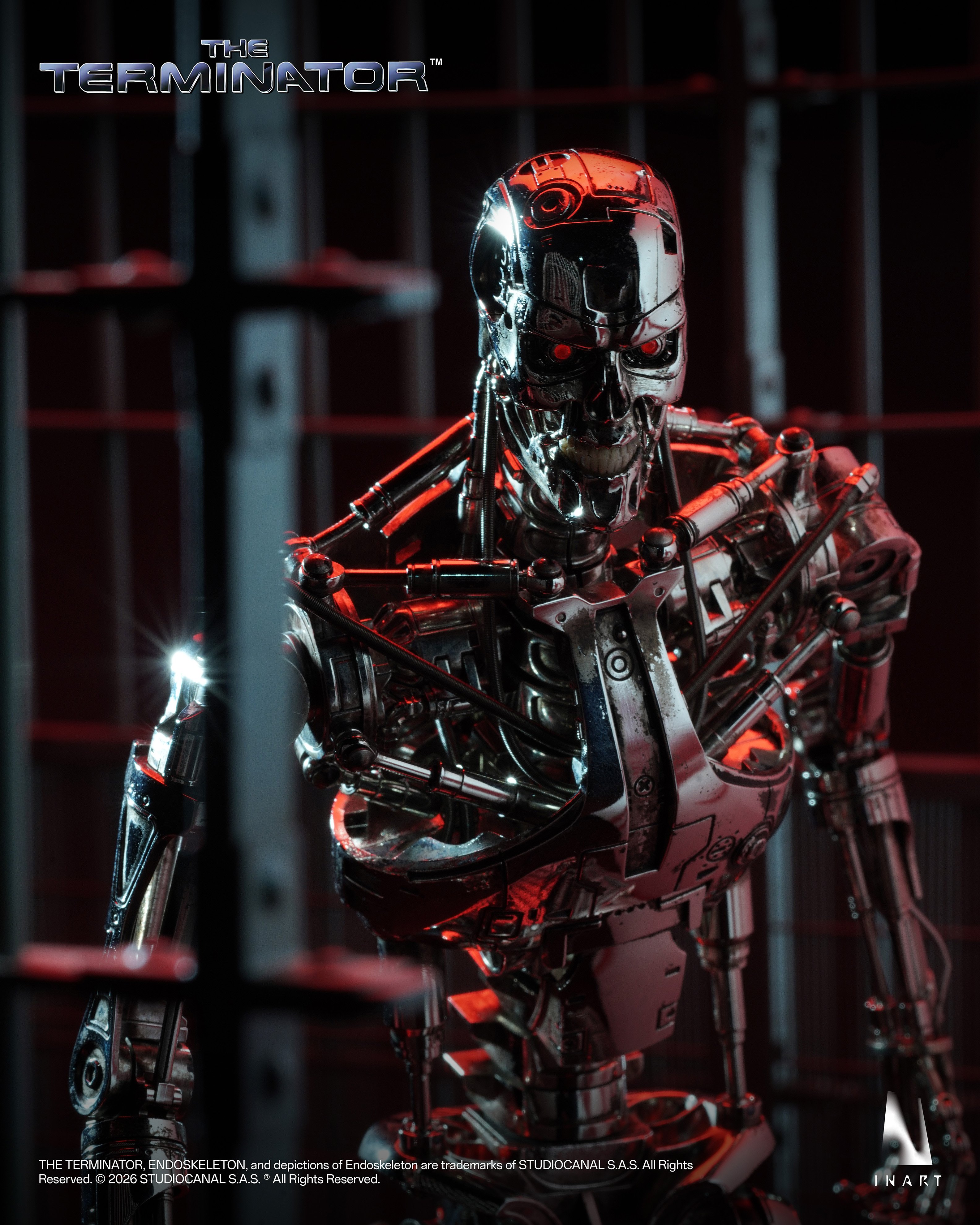 The Terminator InArt T-800 Endoskeleton 1/6 Scale Collectible Action Figure Gallery Image 22