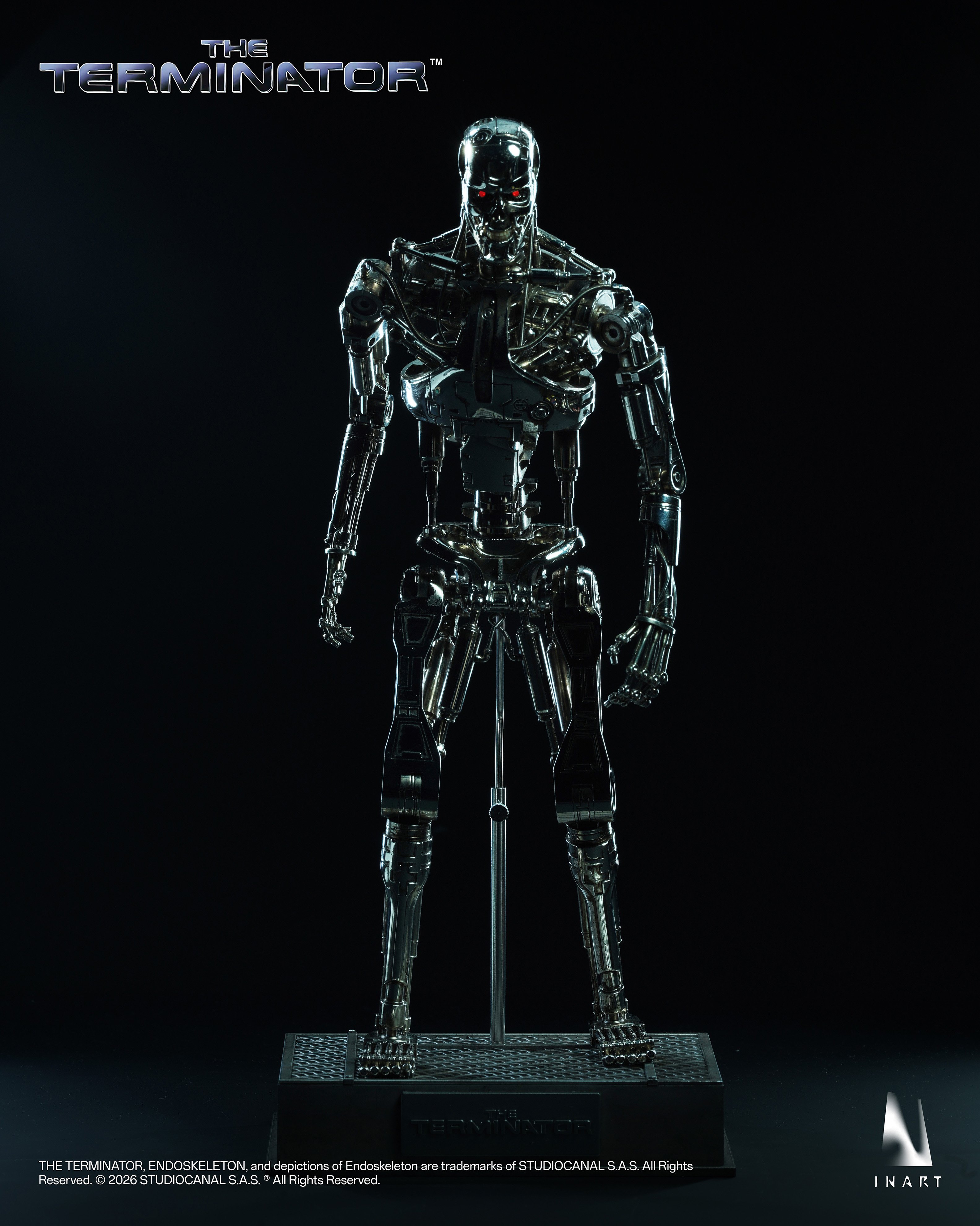 The Terminator InArt T-800 Endoskeleton 1/6 Scale Collectible Action Figure Gallery Image 7