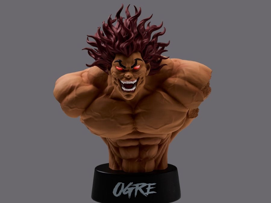Baki The Grappler Taito Kuji Yujiro Hanma Bust Gallery Image 1