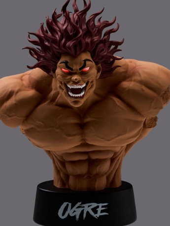 Image of Baki The Grappler Taito Kuji Yujiro Hanma Bust