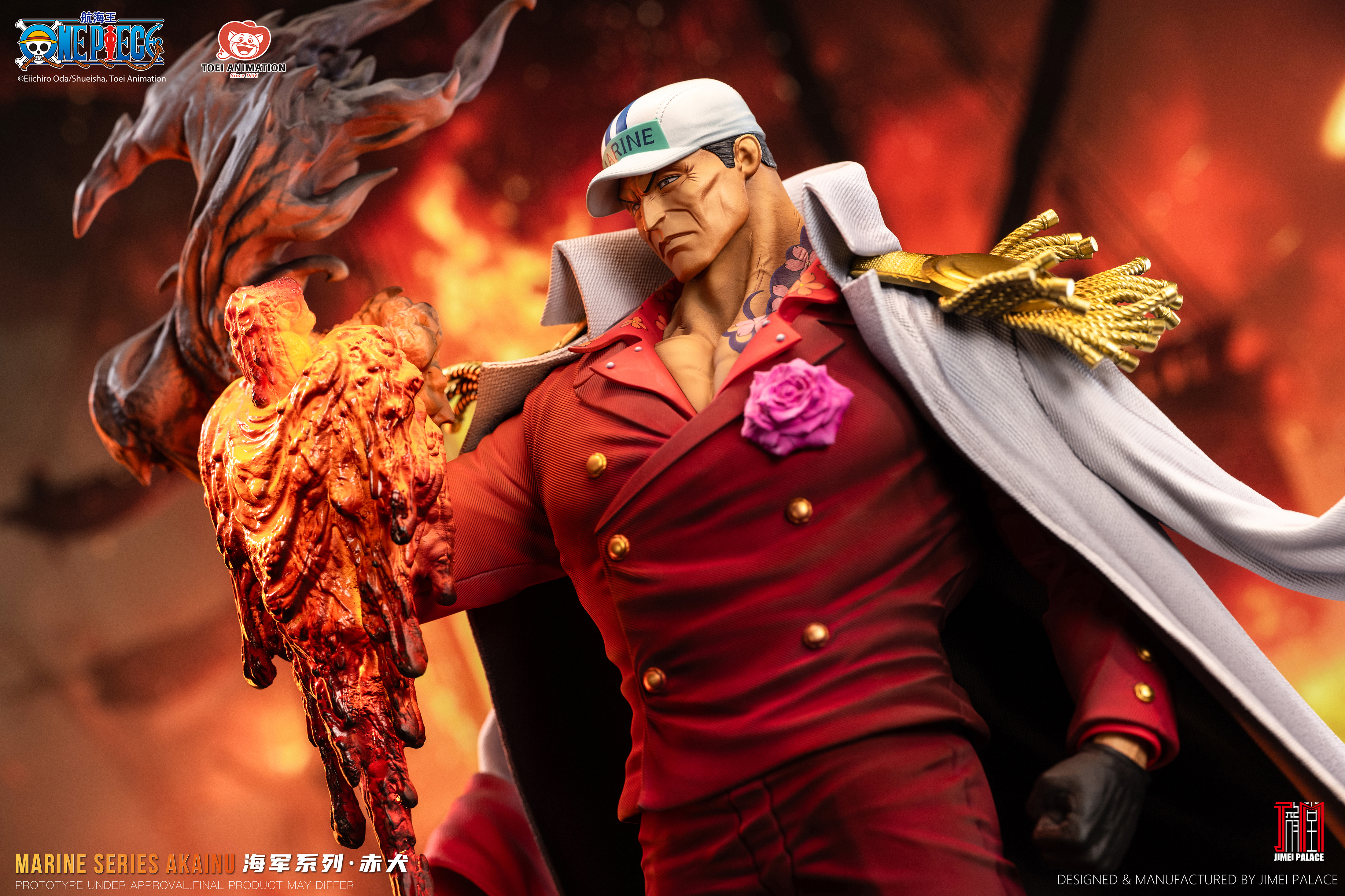 One Piece Legendary Marine Series Admiral Akainu (Echo Ver.) 1/6 Scale Limited Edition Statue Gallery Image 7