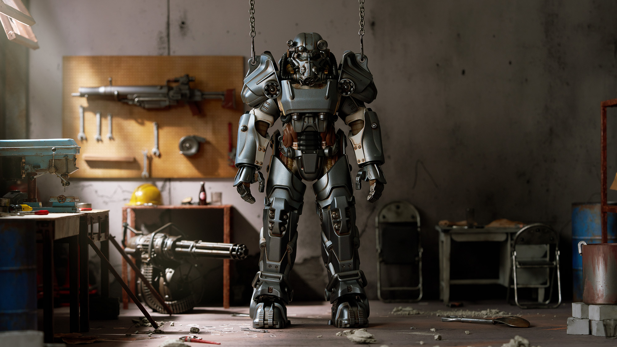 Fallout PLAMATEA T-60 Power Armor Model Kit Gallery Image 3