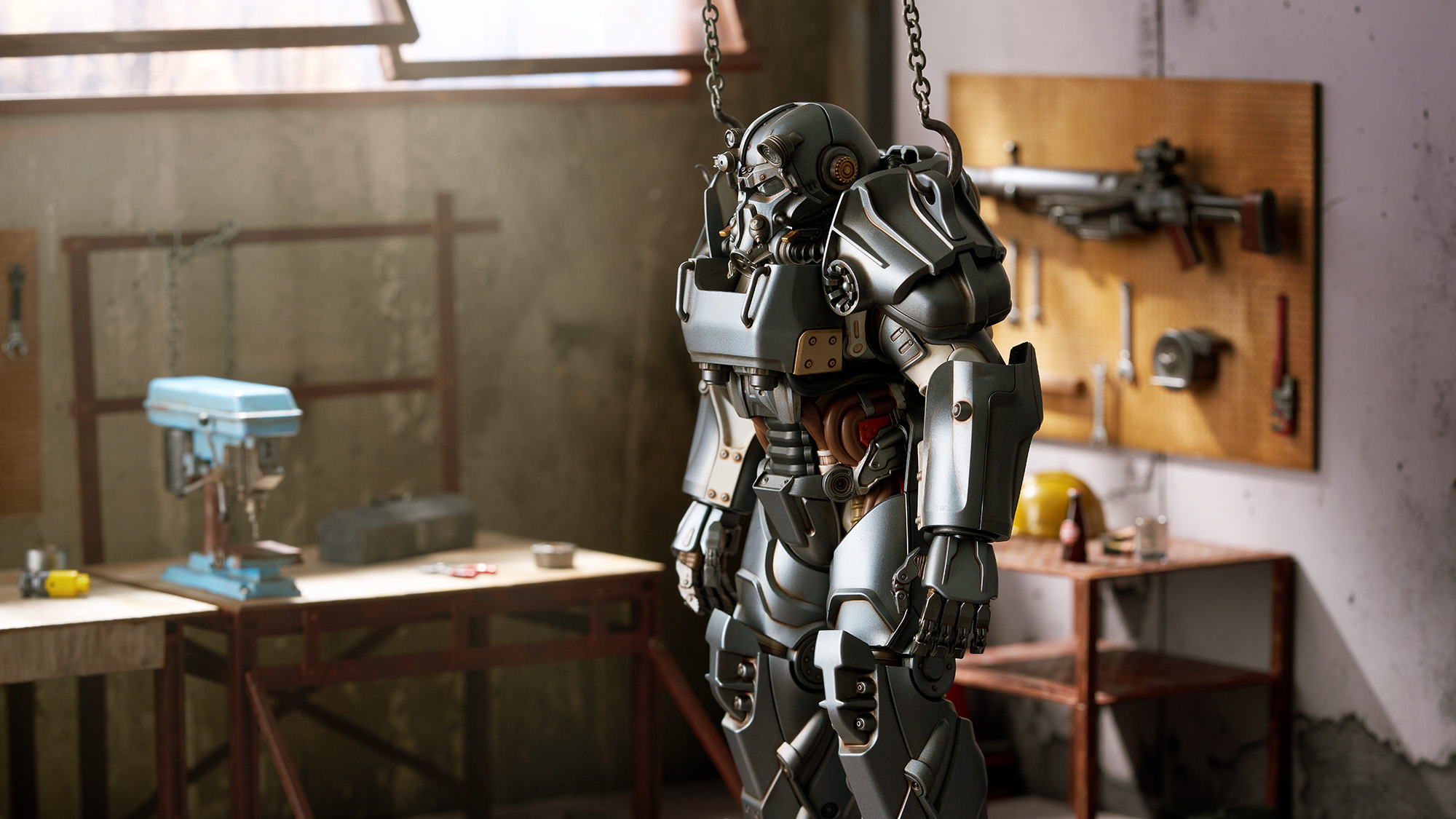 Fallout PLAMATEA T-60 Power Armor Model Kit Gallery Image 4