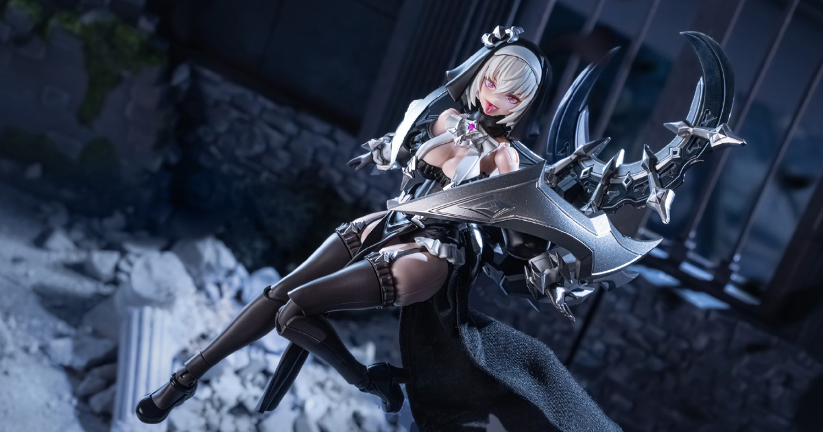 The Sin of Dark Moon Black Moon Lilithia & Sin Statue Gord 1/12 Scale Model Kit (With Bonus) Gallery Image 15
